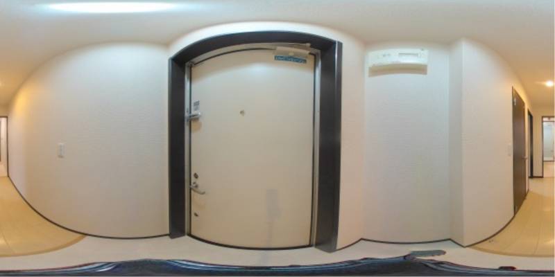 パノラマ画像玄関