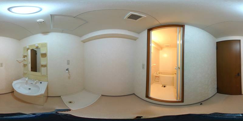 パノラマ画像洗面所