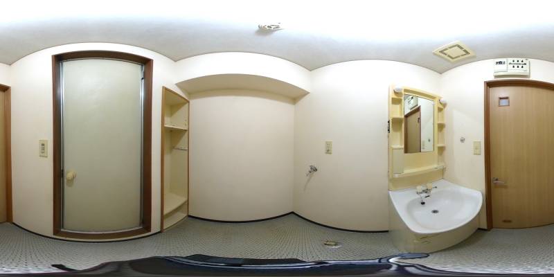 パノラマ画像洗面所