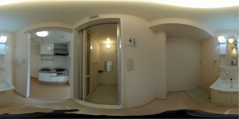 パノラマ画像洗面所
