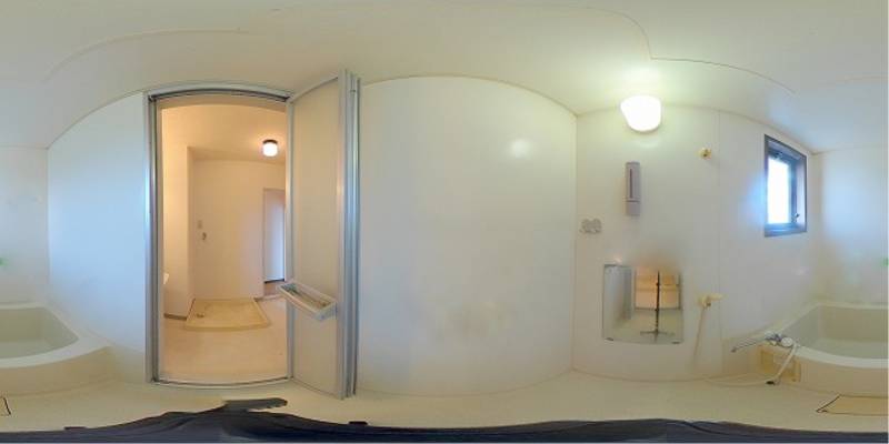 パノラマ画像バスルーム