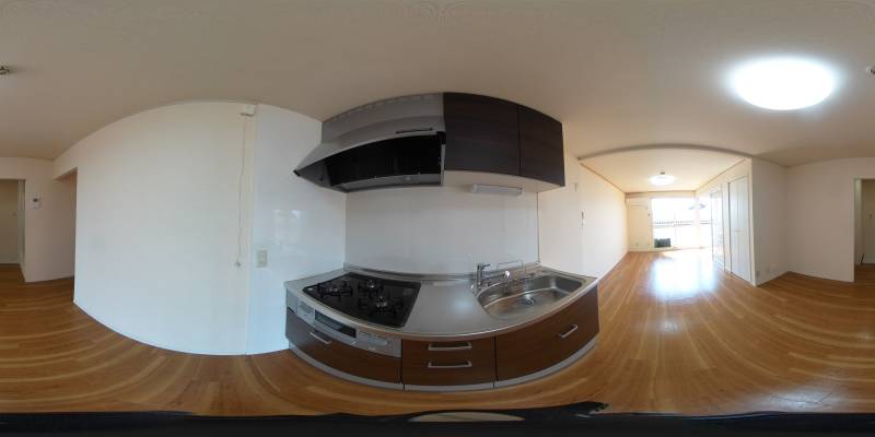 パノラマ画像キッチン