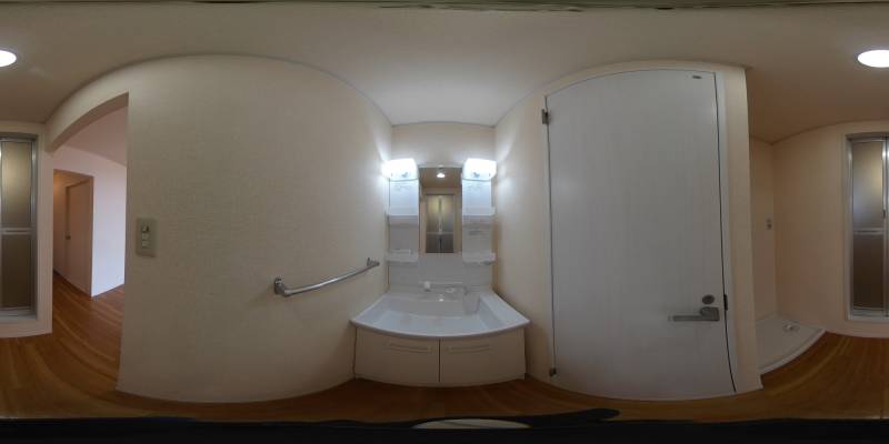 パノラマ画像洗面所