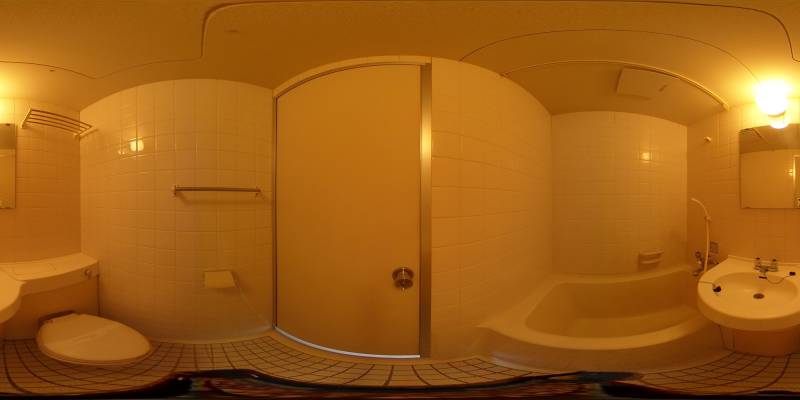 パノラマ画像バスルーム