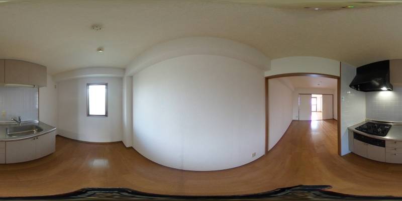 パノラマ画像キッチン