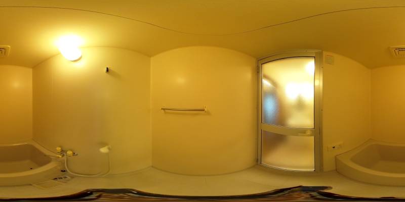 パノラマ画像バスルーム