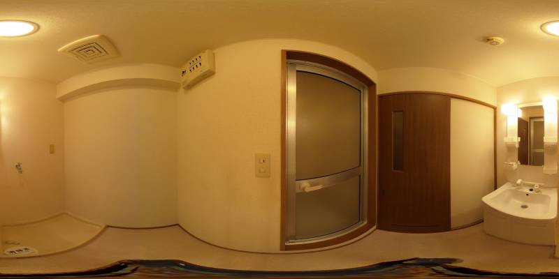 パノラマ画像洗面所