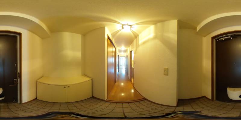 パノラマ画像玄関