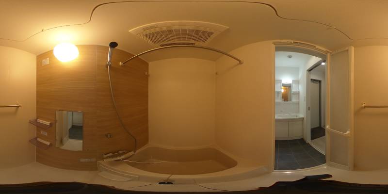 パノラマ画像バスルーム