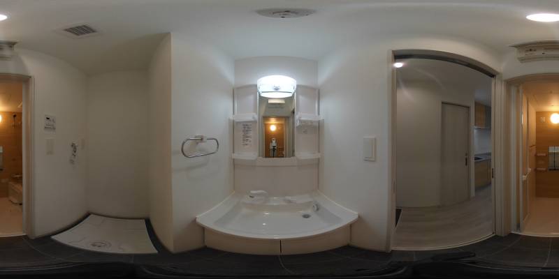 パノラマ画像洗面所