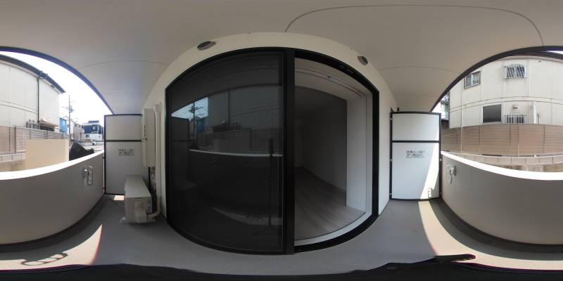 パノラマ画像バルコニー