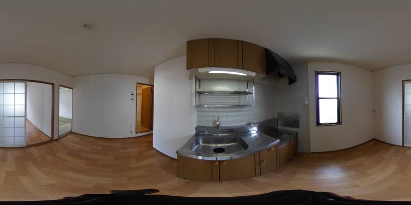 パノラマ画像キッチン