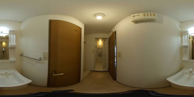 パノラマ画像洗面所