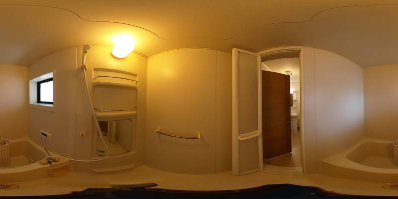 パノラマ画像バスルーム