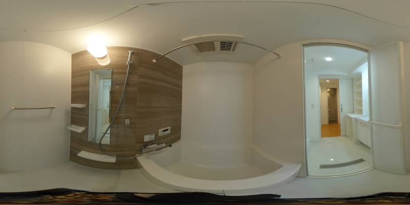 パノラマ画像バスルーム