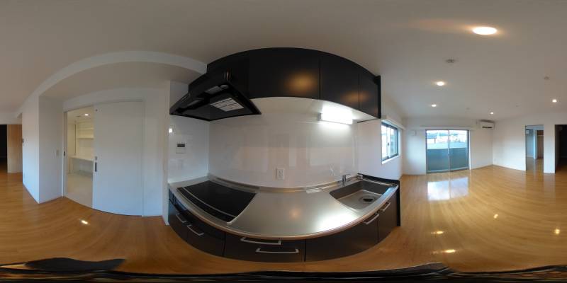 パノラマ画像キッチン