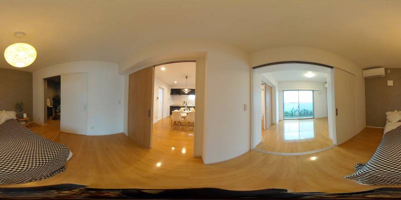 パノラマ画像洋室