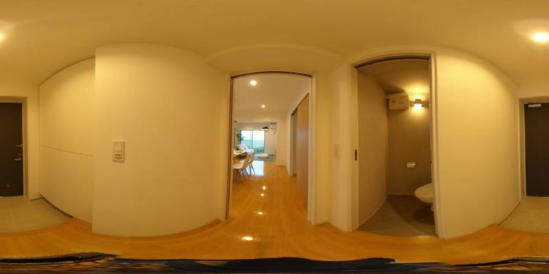 パノラマ画像玄関