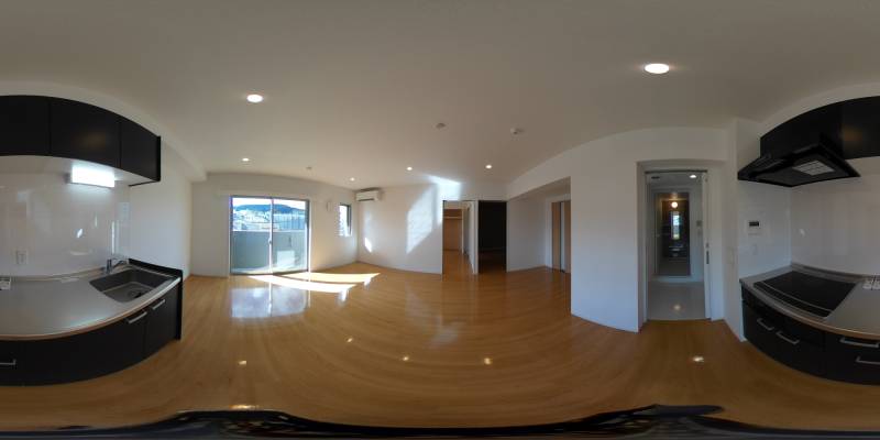 パノラマ画像キッチン