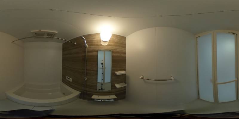 パノラマ画像バスルーム