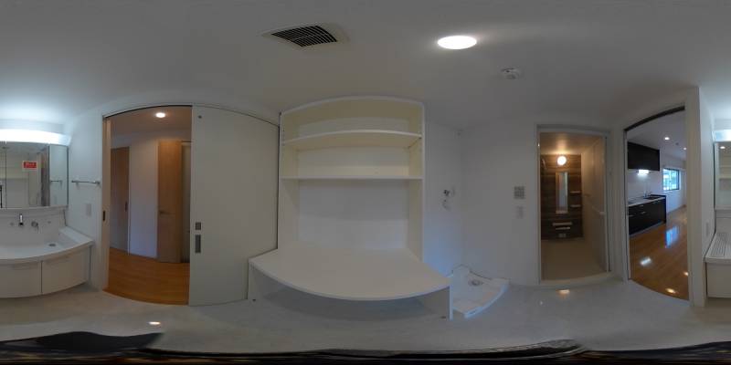 パノラマ画像洗面所