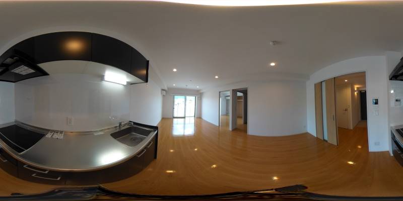 パノラマ画像キッチン