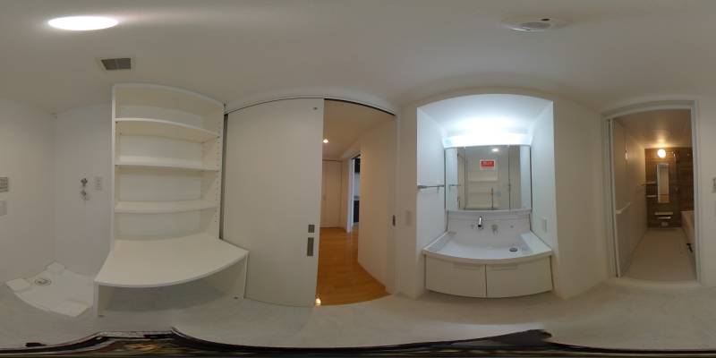 パノラマ画像洗面所