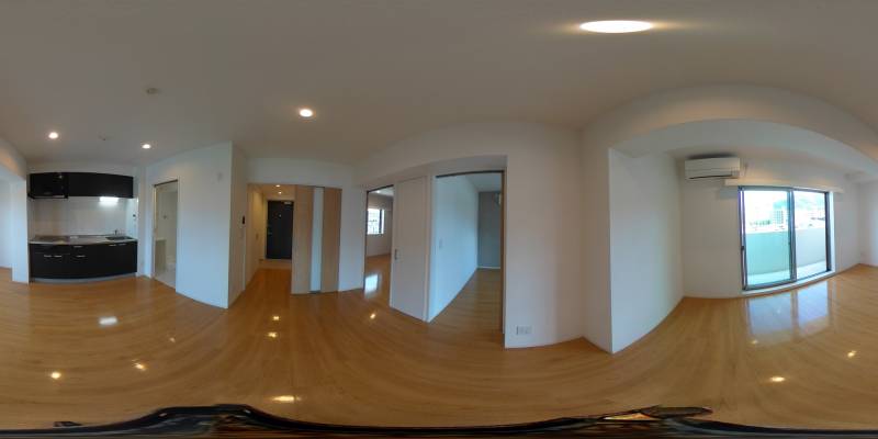 パノラマ画像リビング