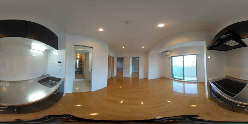 パノラマ画像キッチン