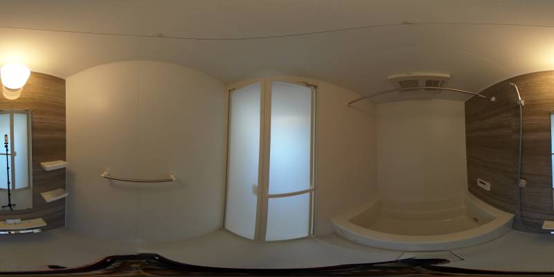 パノラマ画像バスルーム