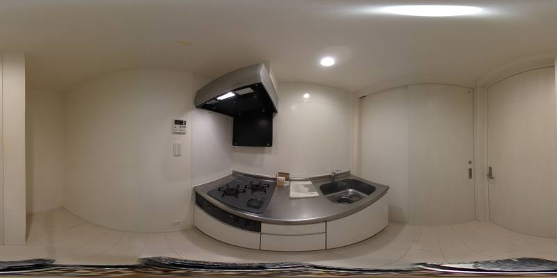 パノラマ画像キッチン