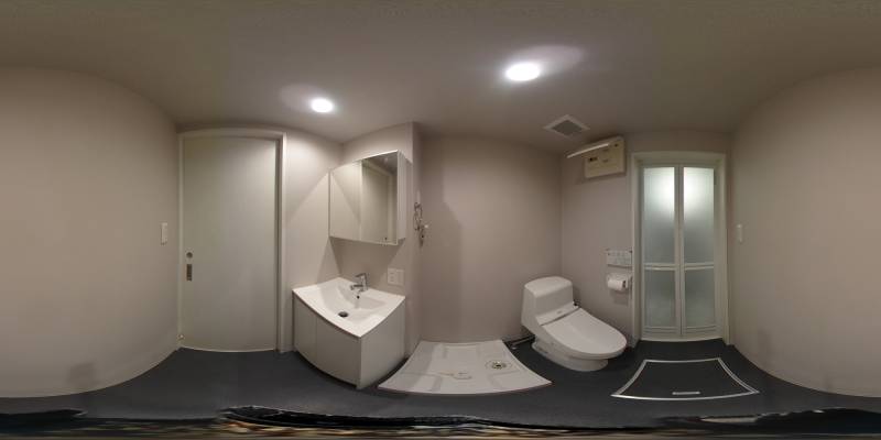 パノラマ画像洗面所