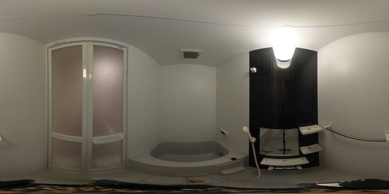 パノラマ画像バスルーム