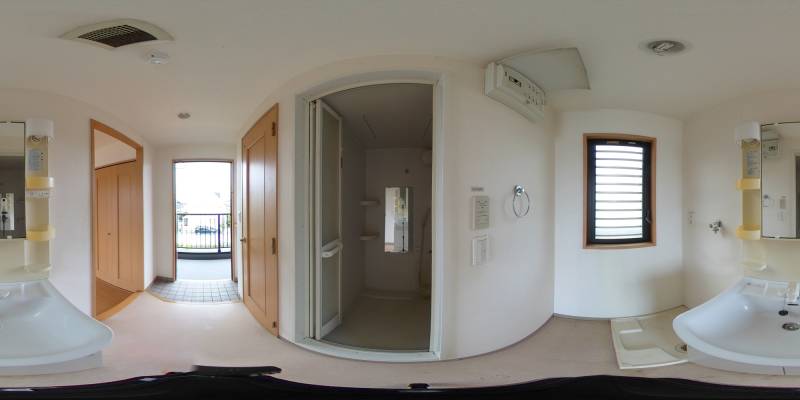 パノラマ画像洗面所