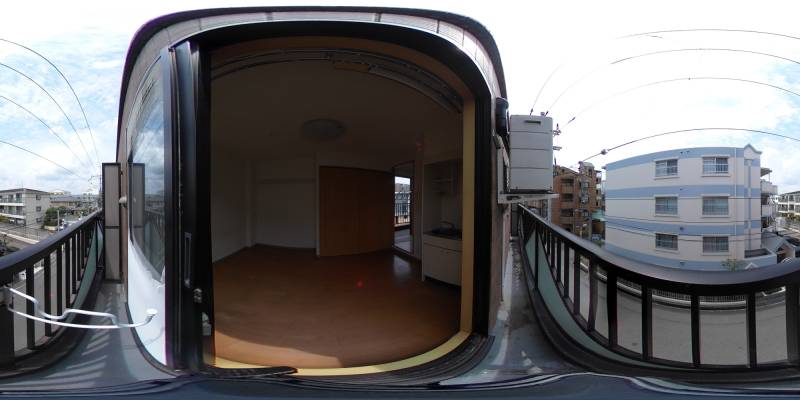 パノラマ画像バルコニー