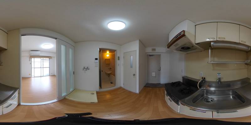 パノラマ画像キッチン