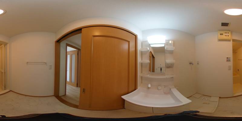 パノラマ画像洗面所