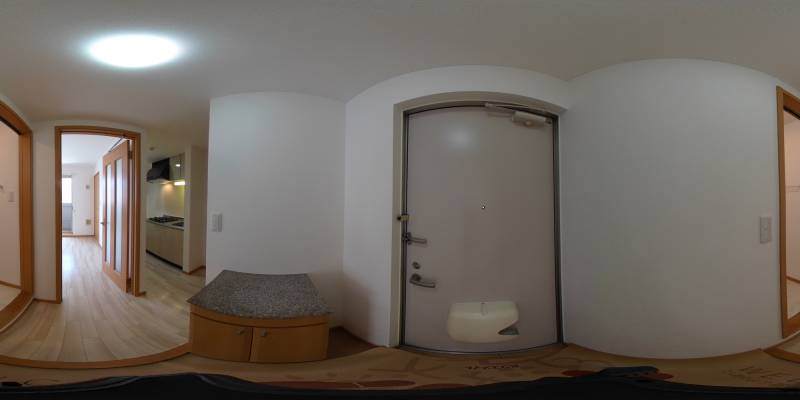 パノラマ画像玄関