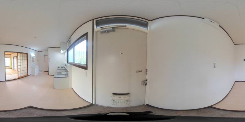 パノラマ画像玄関