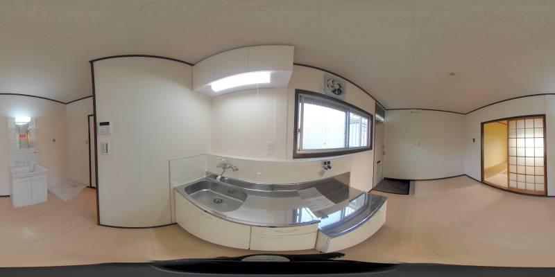 パノラマ画像キッチン