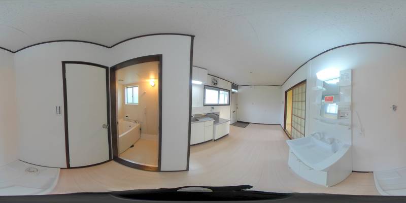 パノラマ画像洗面所