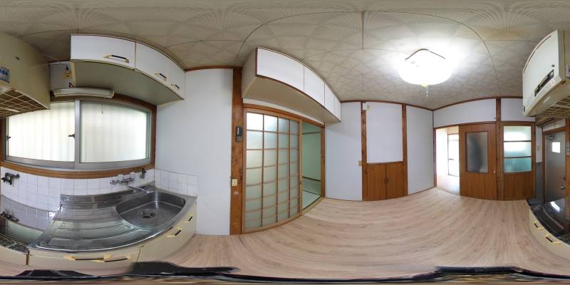 パノラマ画像キッチン