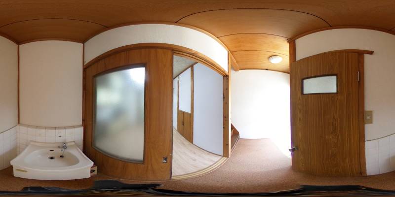 パノラマ画像洗面所