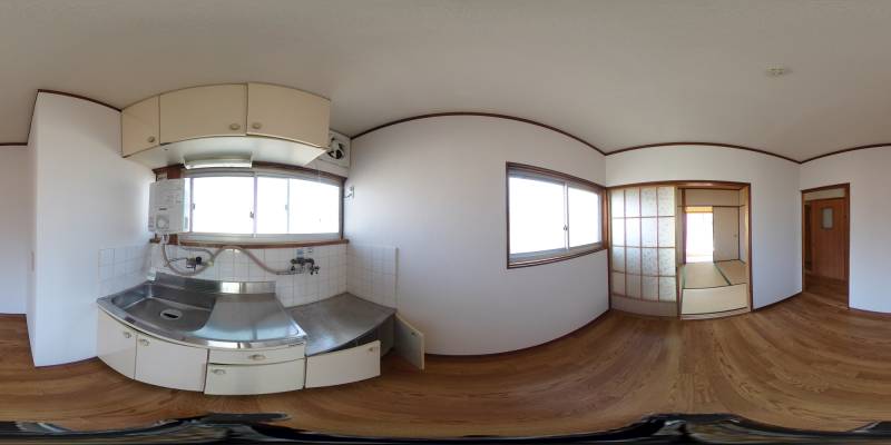 パノラマ画像キッチン
