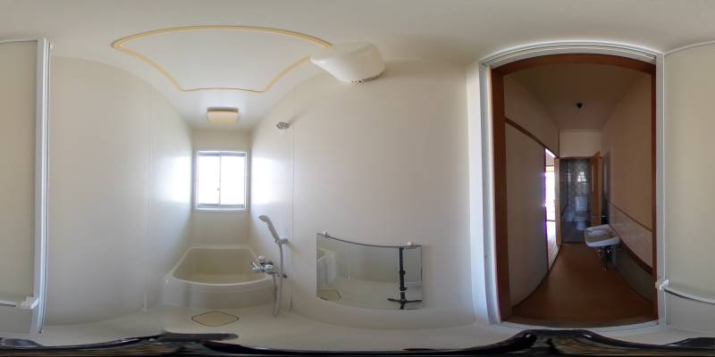 パノラマ画像バスルーム