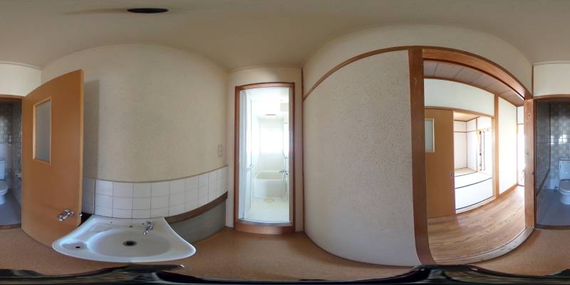 パノラマ画像洗面所