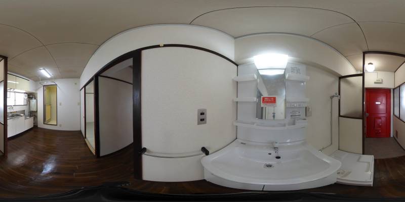 パノラマ画像洗面所