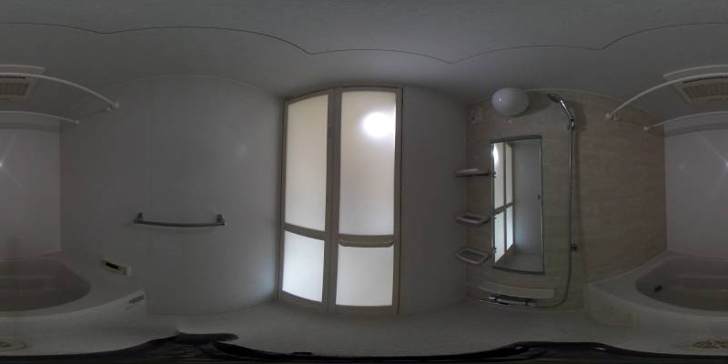 パノラマ画像バスルーム