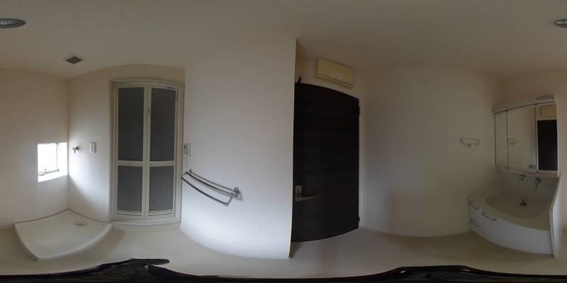 パノラマ画像洗面所