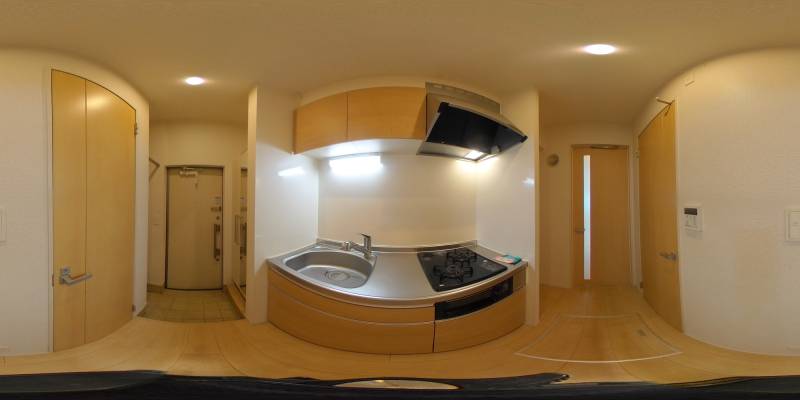 パノラマ画像キッチン